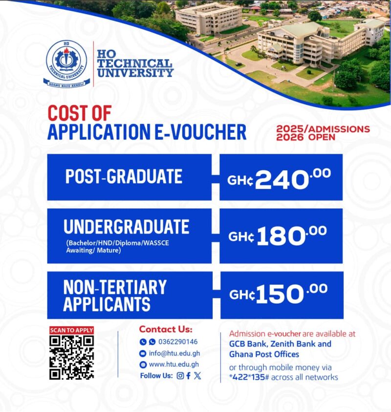 HTU OPENS ADMISSION FOR 2025/2026 ACADEMIC YEAR Ho Technical University
